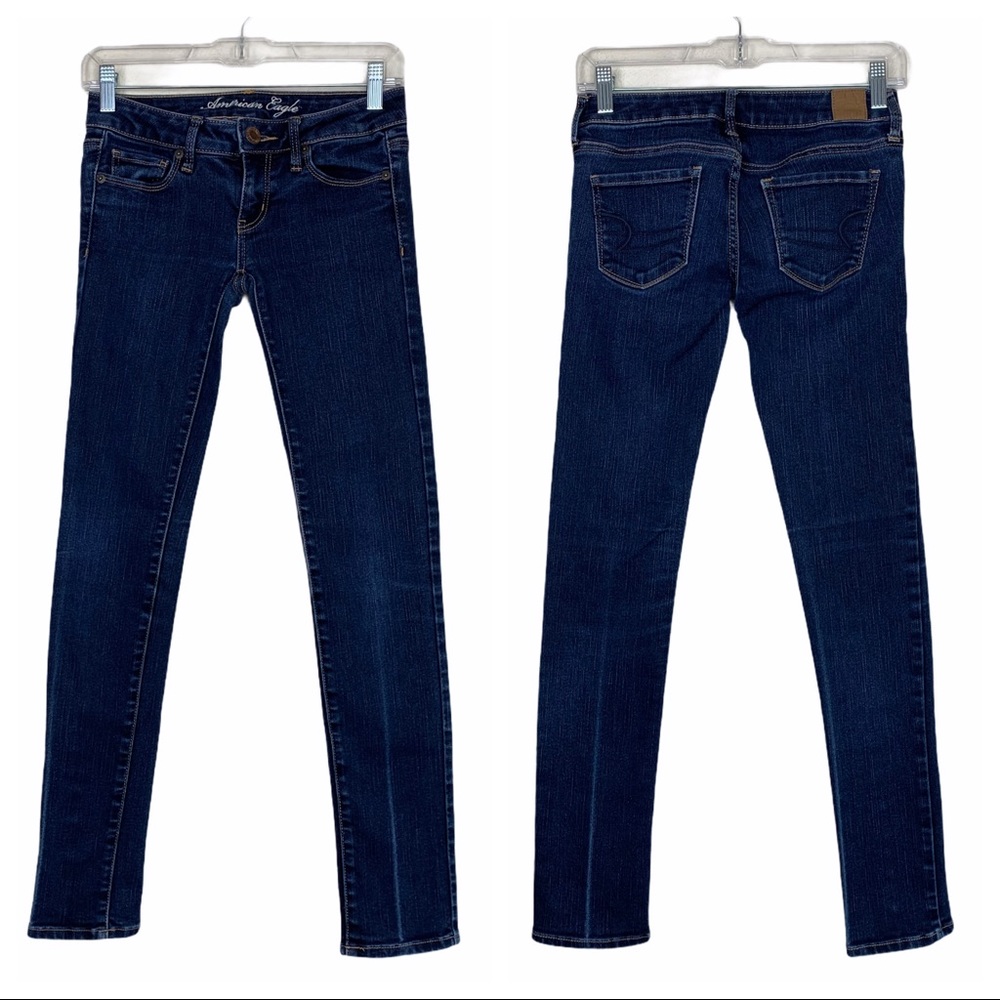 American Eagle Outfitters Women’s Dark Blue Skinny Jeans
